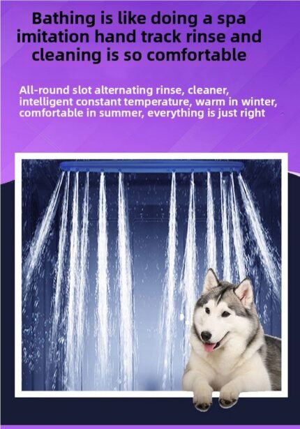 Fully automatic pet bathing and drying machine