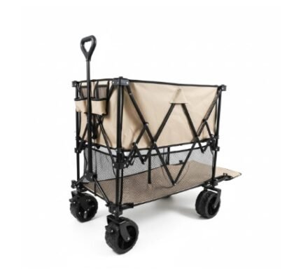 Double-decker Truck With Brakes, 440-pound Large-capacity Truck Trolley Folding Truck