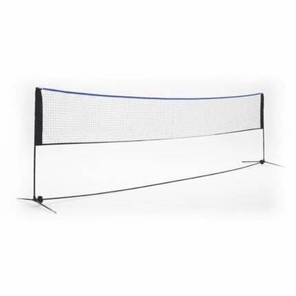 Portable Badminton Nets, Height-adjustable Volleyball Nets, Badminton Bags, Indoor And Outdoor Volleyball Nets--Blue And Black.10FT