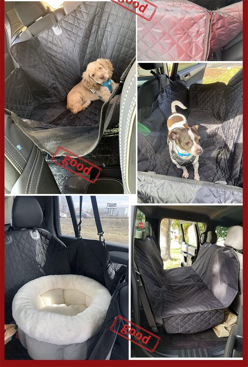 Aisivo Dog Car Seat Cover Hammock with Mesh Window - detail view 16