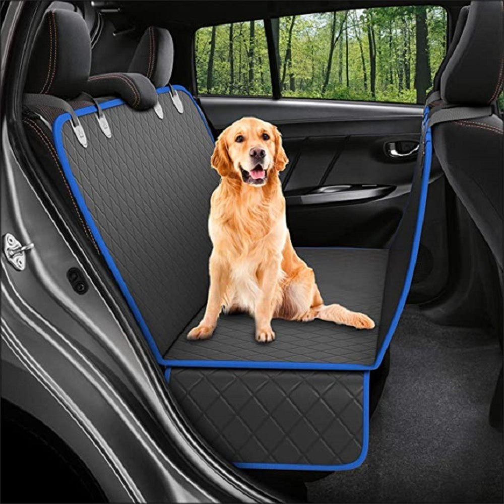 Aisivo Dog Car Seat Cover Hammock with Mesh Window - detail view 13