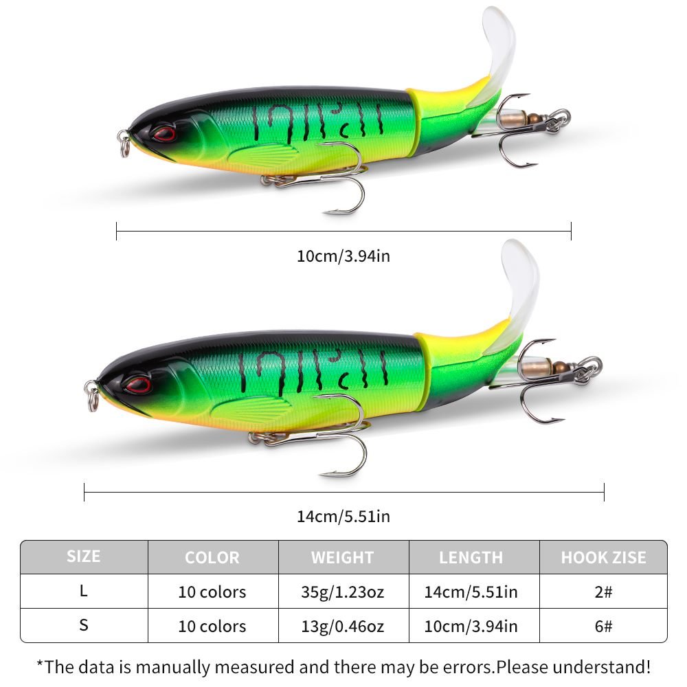 Aisivo 10-Piece Fishing Lure Kit for Bass & Trout - detail view 7