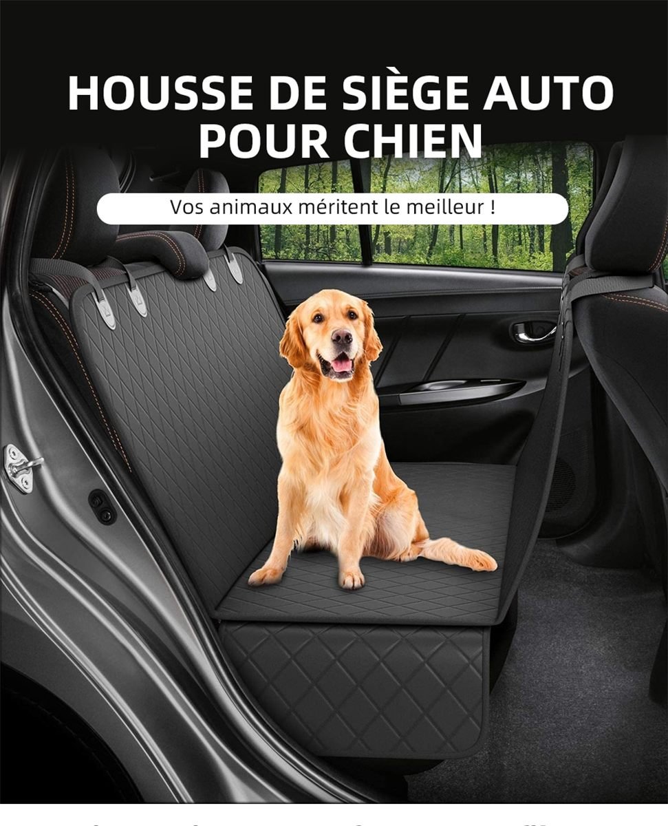 Aisivo Dog Car Seat Cover Hammock with Mesh Window - detail view 1