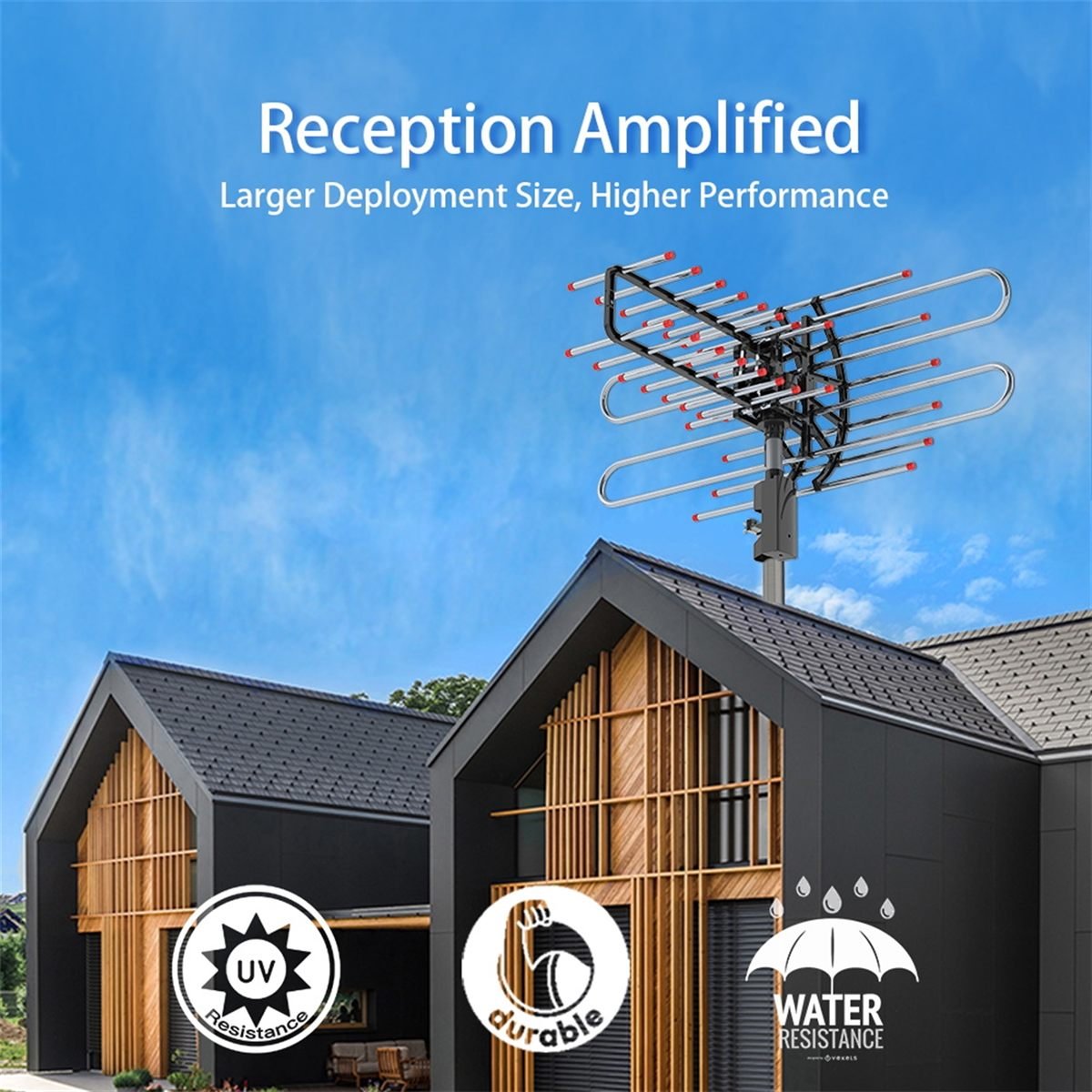 Aisivo TA-851 Plus 360 Outdoor TV Antenna, 174-860MHz - detail view 6