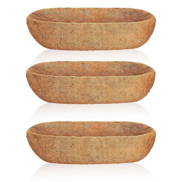 Aisivo 3-Pack Coco Liner for Planters, 24/30/36in - detail view 1