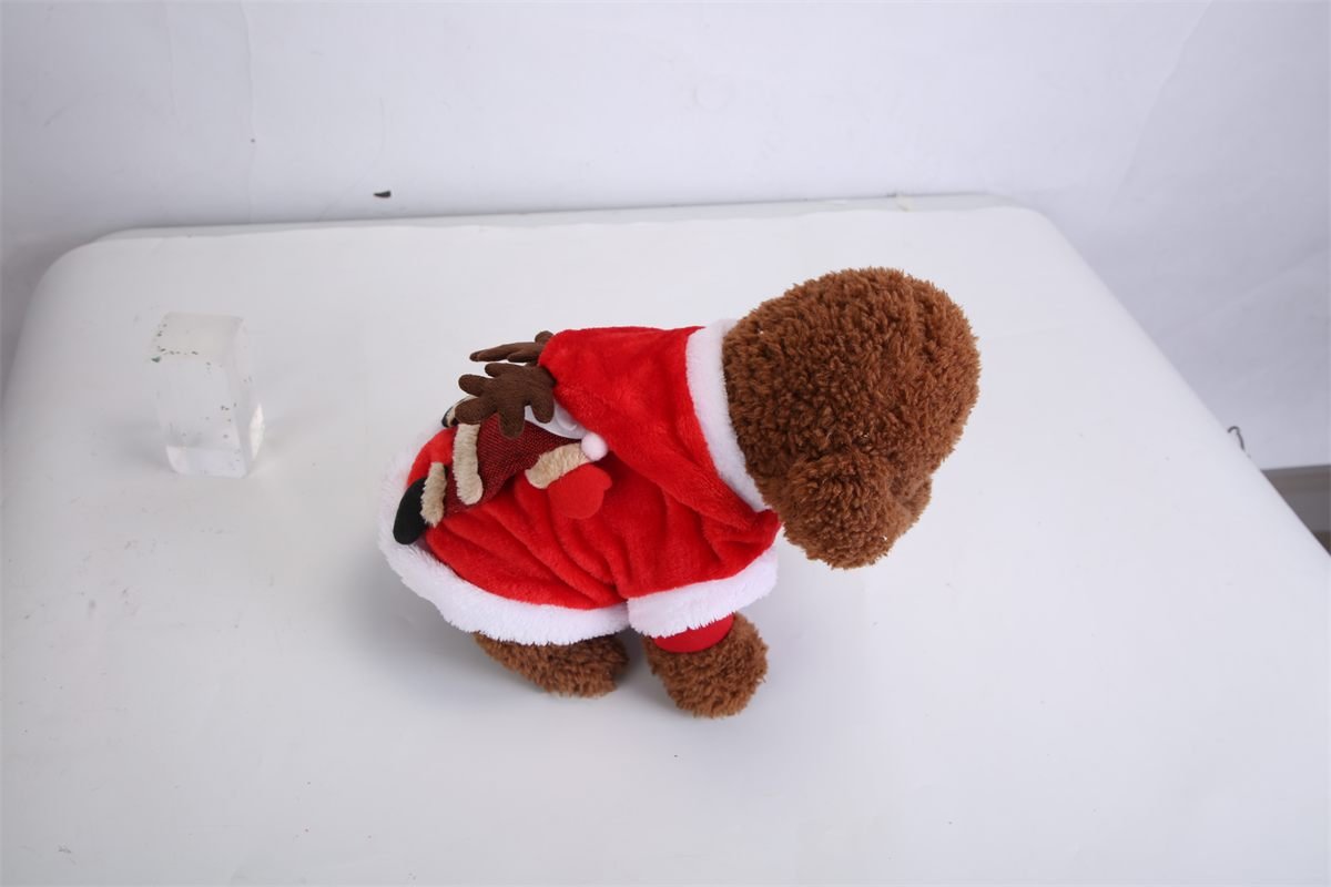 Aisivo Pet Christmas Santa & Reindeer Costume for Small Pets - detail view 3
