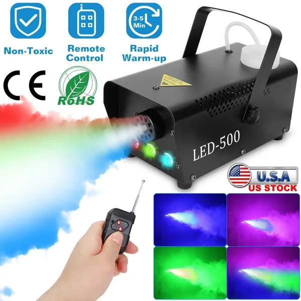 Aisivo 400W RGB Fog Machine for DJ & Stage with Remote - detail view 1