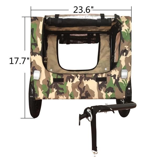 Aisivo Camouflage Folding Bicycle Trailer - detail view 10