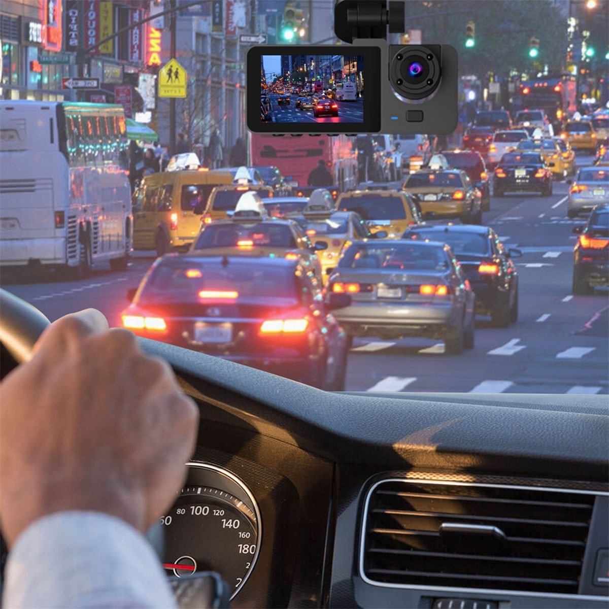 Aisivo 3-Channel Car Camera with 32GB Memory Card - detail view 8