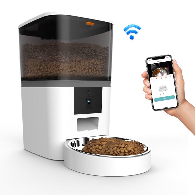 Aisivo Smart Pet Feeder with Video Camera, App Control - detail view 1